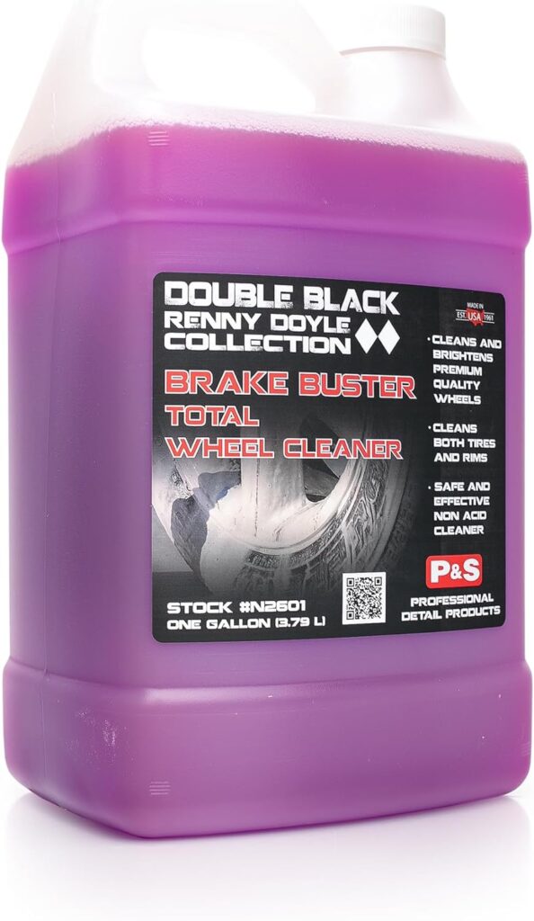 Gallon jug of P&S PROFESSIONAL DETAIL PRODUCTS Brake Buster Wheel Cleaner 