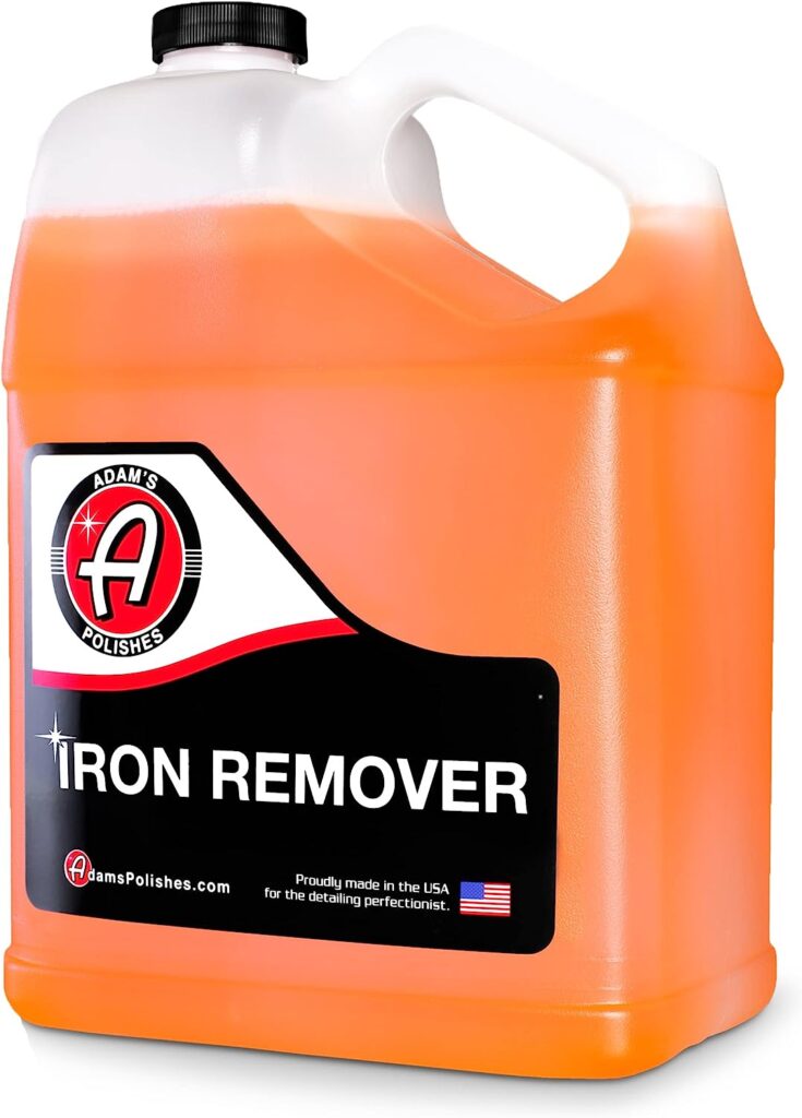 Adam's iron remover in a gallon jug